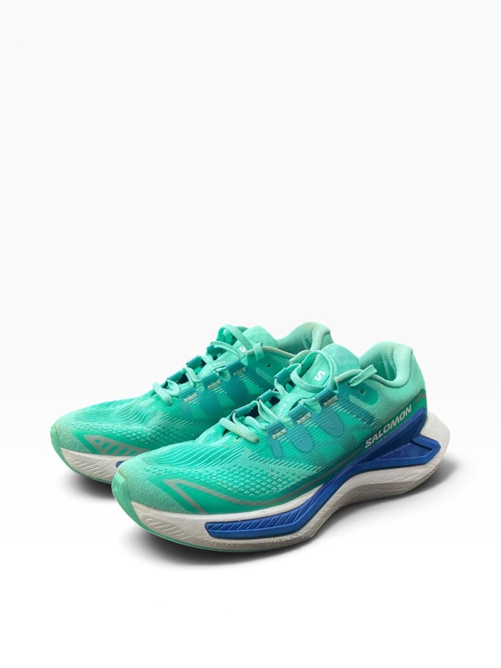 Salomon DRX Bliss Size 7 Running Shoes Cockatoo Surf Blue Trail